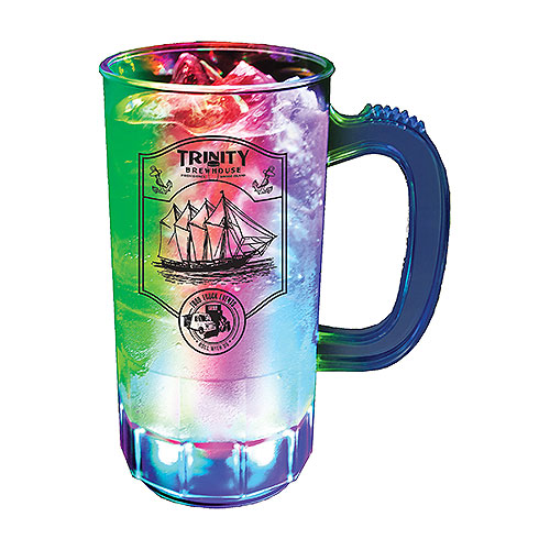 14 oz Lighted Fluted Beer Mug